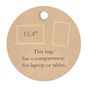 Charm London Stratford Shopper 15,6 inch (34.5x19.4 cm)
