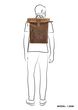 Hide & Stitches Idaho Rucksack 15,6 inch (34.5x19.4 cm)