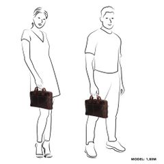 Hide & Stitches Japura Business-Tasche 15,6 inch (34.5x19.4 cm)