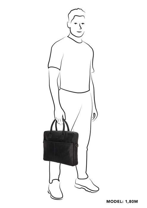Hide & Stitches Wolga Laptoptas 15,6 inch (34.5x19.4 cm)