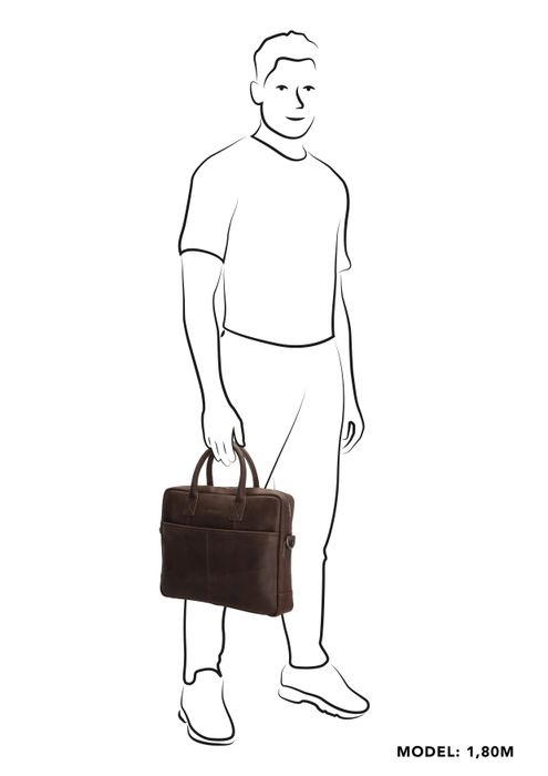Hide & Stitches Wolga Laptoptas 15,6 inch (34.5x19.4 cm)