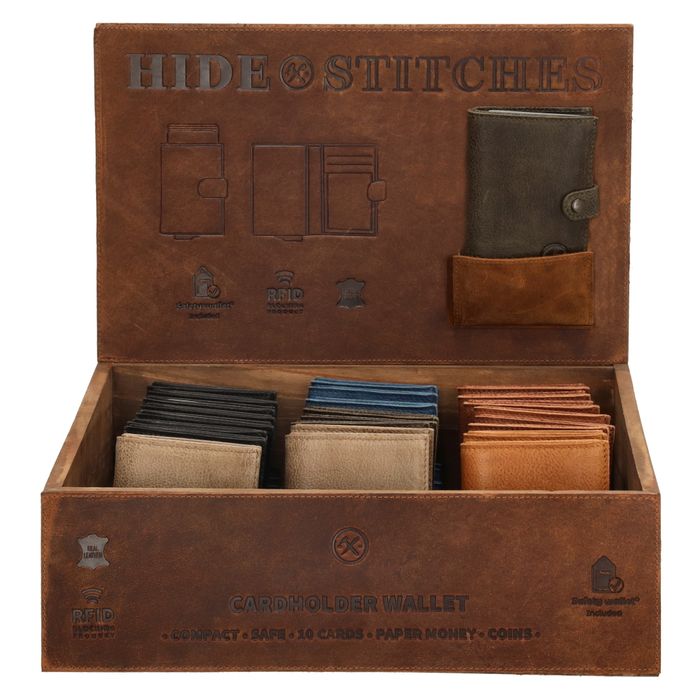 Hide & Stitches Paint Rock Safety Wallet
