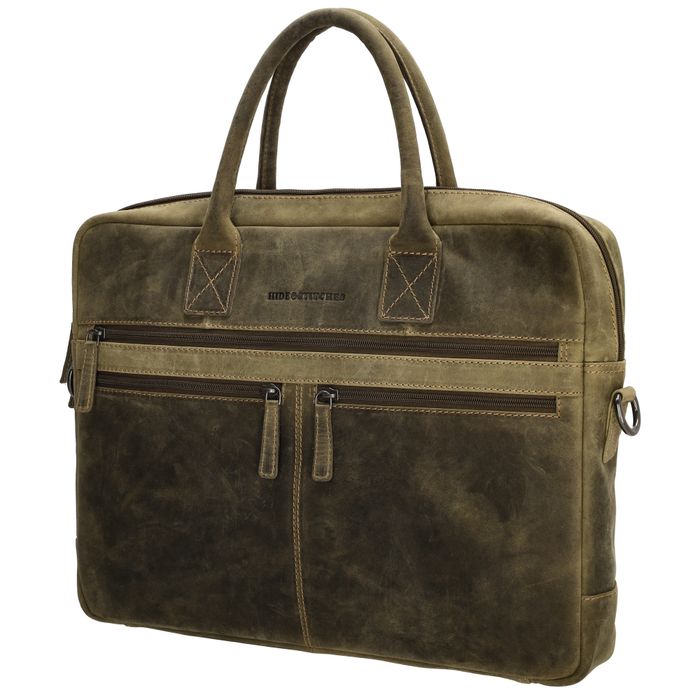 Hide & Stitches Idaho Laptoptas 15,6 inch (34.5x19.4 cm)