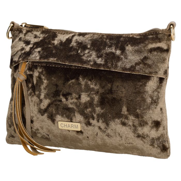 Charm London Velvet Schoudertas
