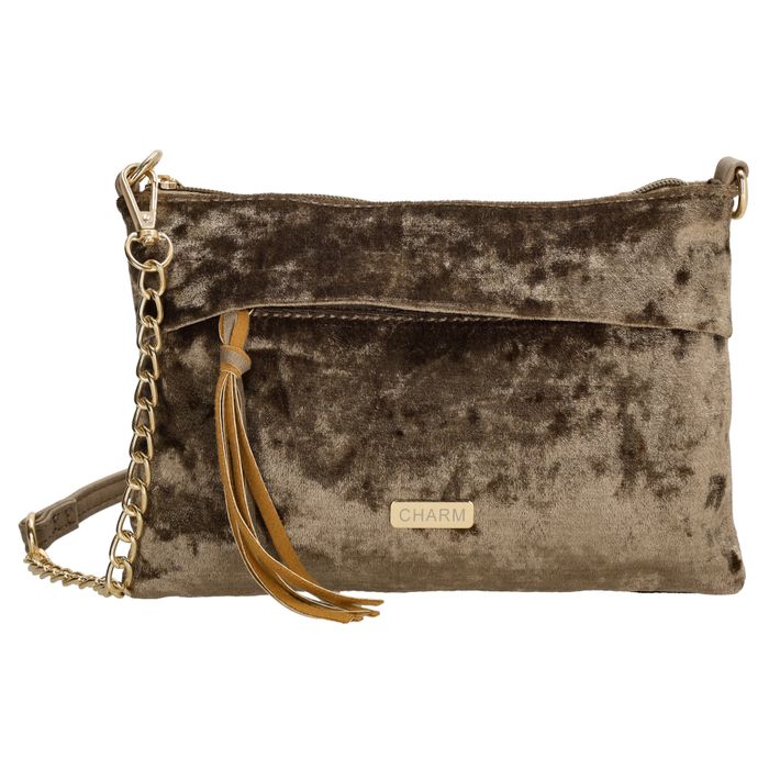 Charm London Velvet Schoudertas