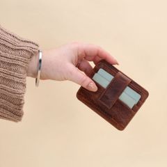 Hide & Stitches Next Navajo Creditcard etui