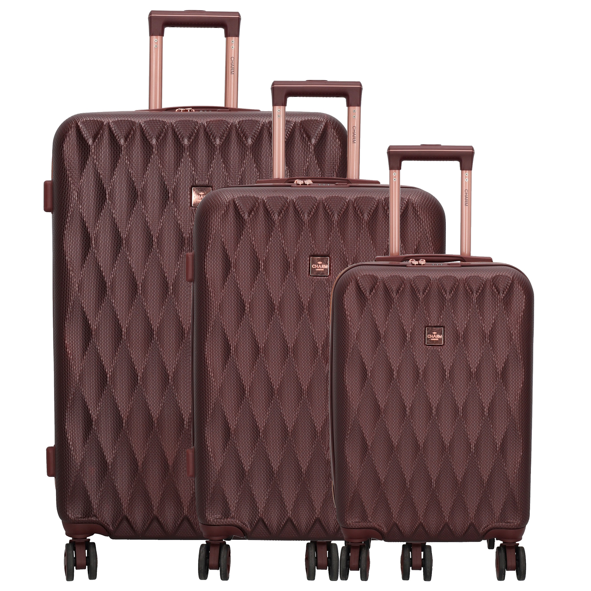 Charm London Honey Suitcase 20-24-28 Inch