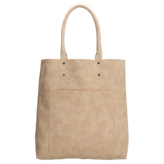Zebra Natural Bags shopper