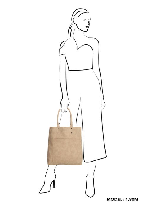 Zebra Natural Bags shopper