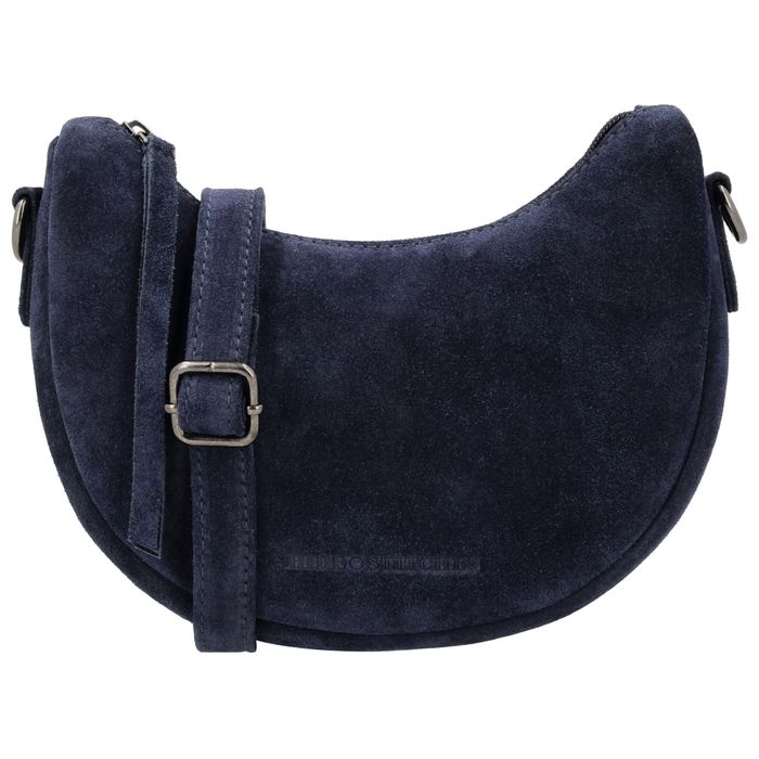 Hide & Stitches Suede Schoudertas