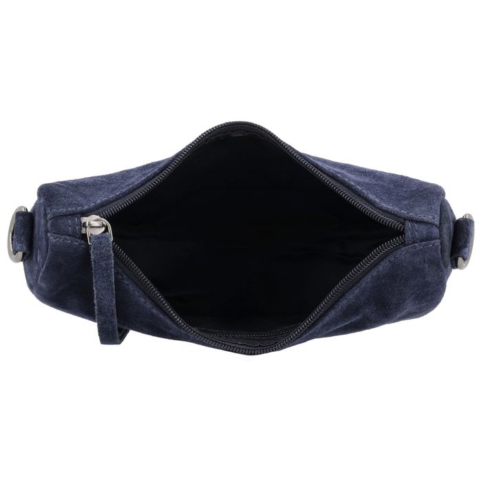 Hide & Stitches Suede Schoudertas