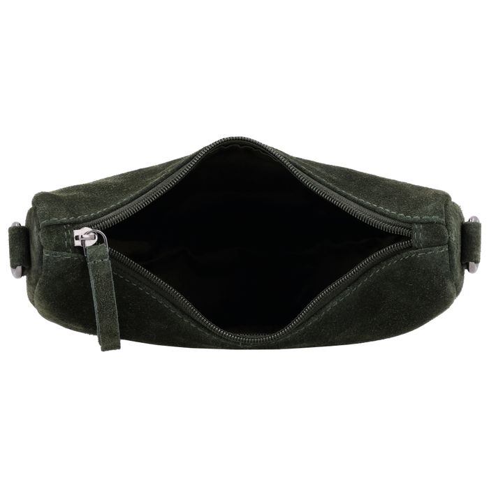 Hide & Stitches Suede Schoudertas
