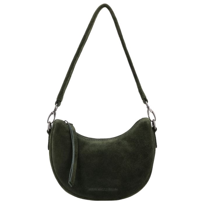 Hide & Stitches Suede Schoudertas