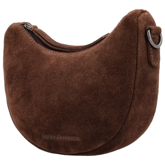 Hide & Stitches Suede Schoudertas