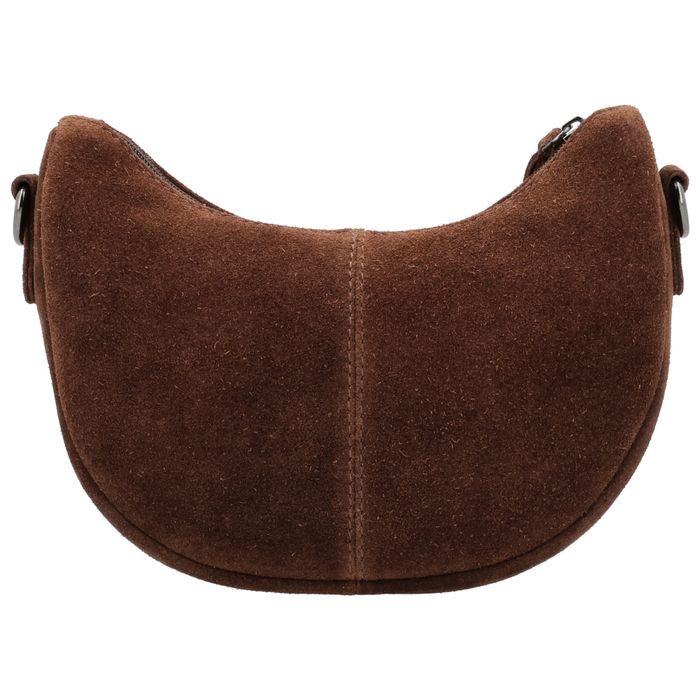 Hide & Stitches Suede Schoudertas