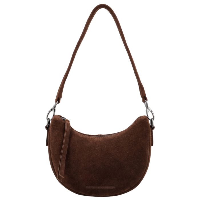 Hide & Stitches Suede Schoudertas