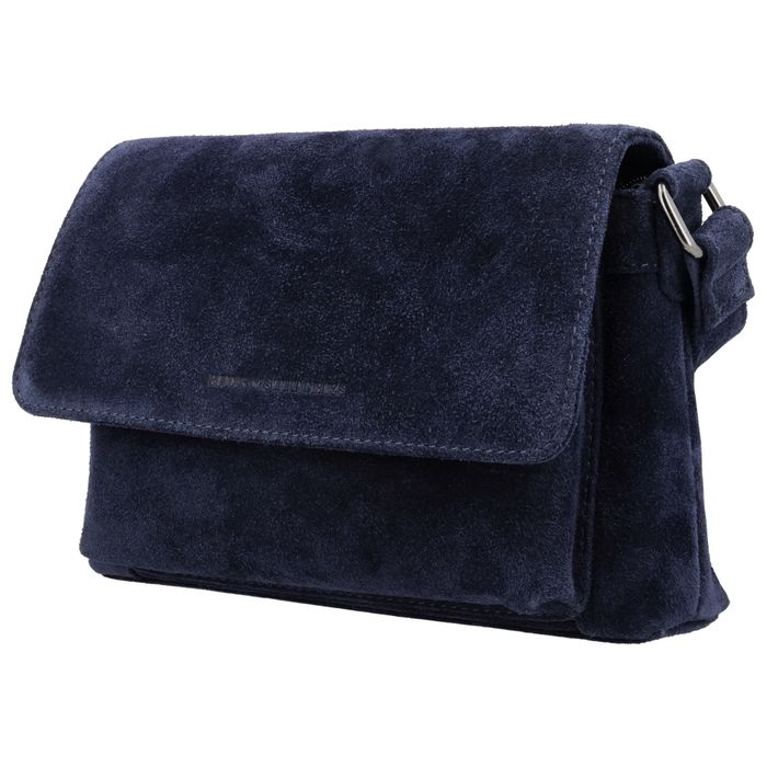 Hide & Stitches Suede Schoudertas