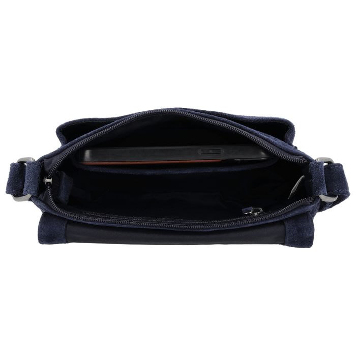 Hide & Stitches Suede Schoudertas