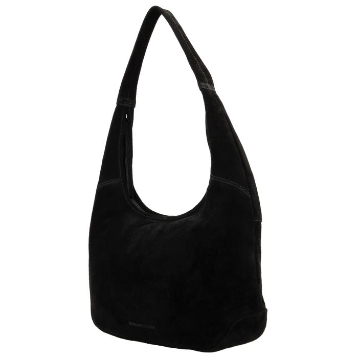 Hide & Stitches Suede Schoudertas