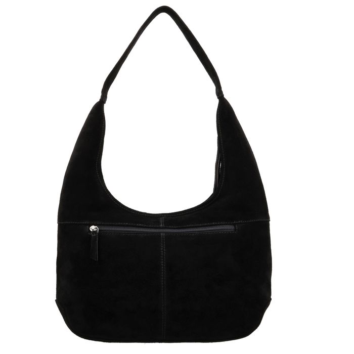 Hide & Stitches Suede Schoudertas