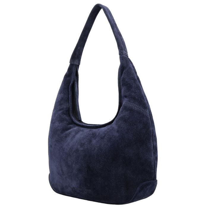 Hide & Stitches Suede Schoudertas