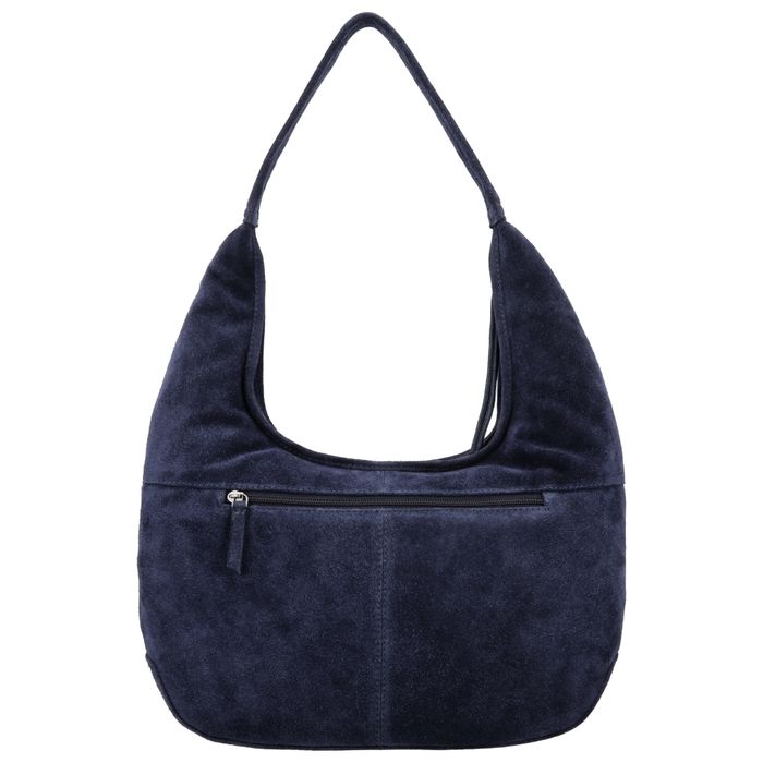 Hide & Stitches Suede Schoudertas