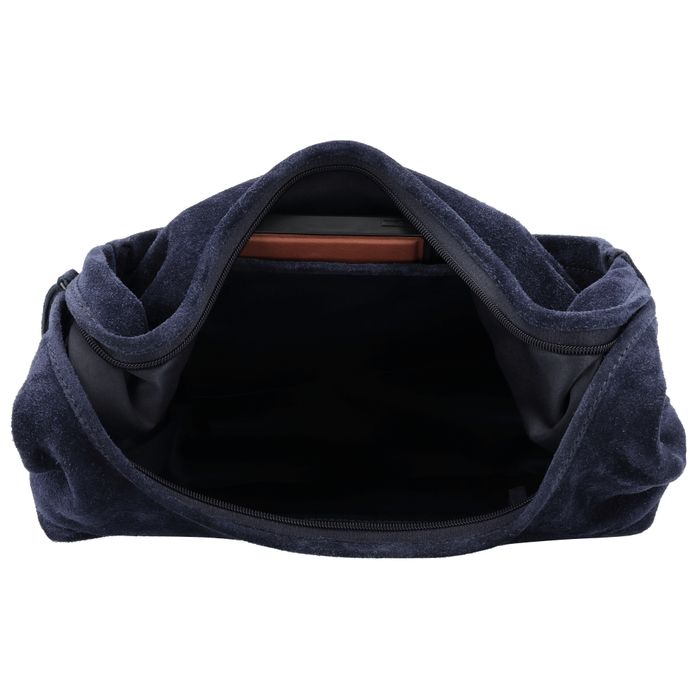 Hide & Stitches Suede Schoudertas