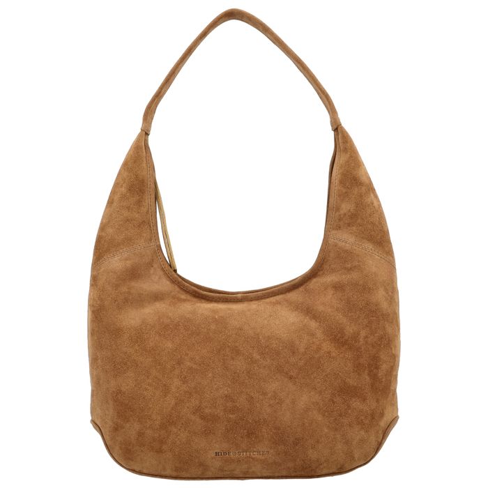 Hide & Stitches Suede Schoudertas
