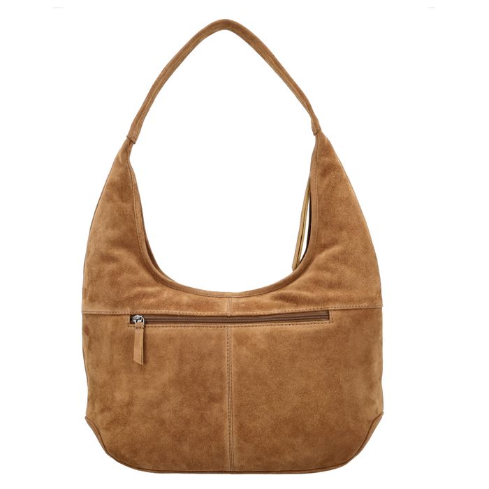 Hide & Stitches Suede Schoudertas