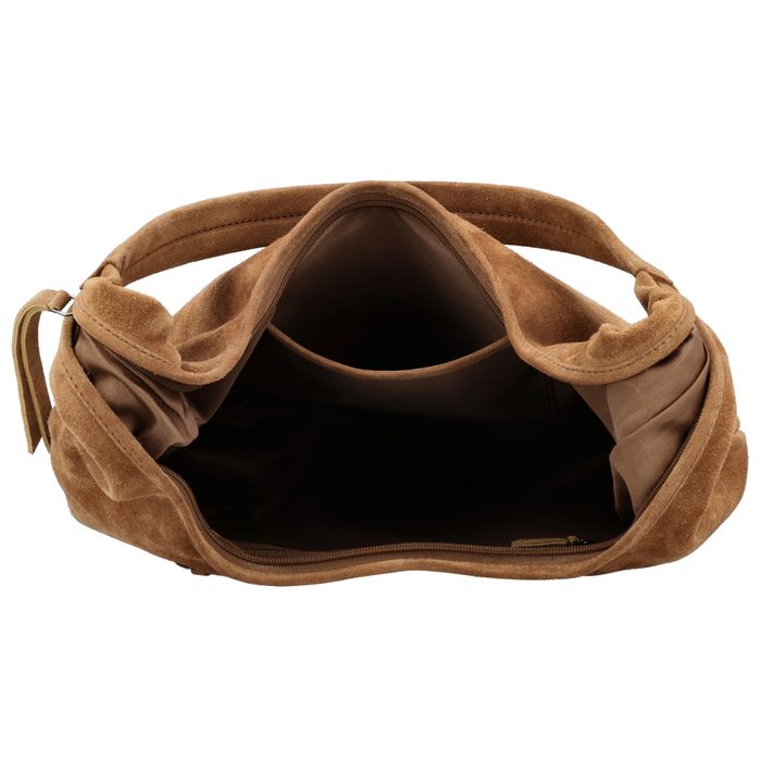 Hide & Stitches Suede Schoudertas