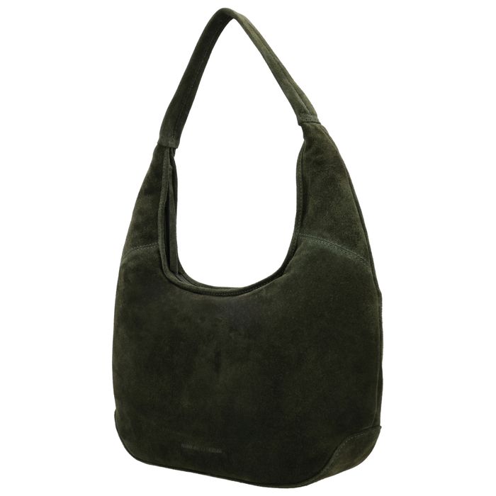 Hide & Stitches Suede Schoudertas