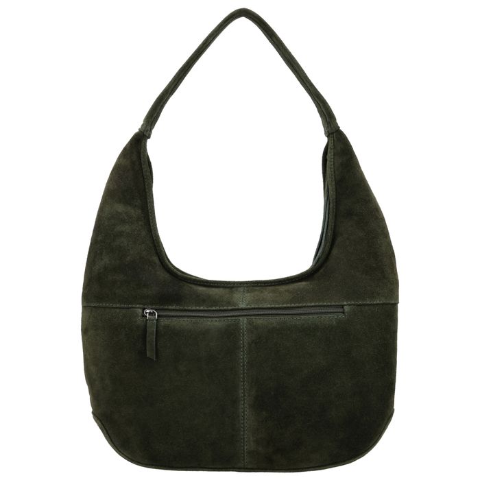 Hide & Stitches Suede Schoudertas