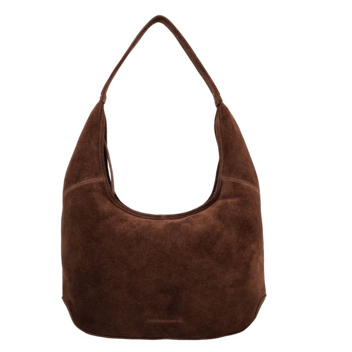 Hide & Stitches Suede Schoudertas