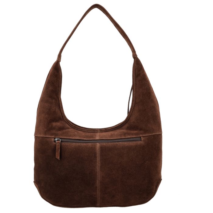Hide & Stitches Suede Schoudertas