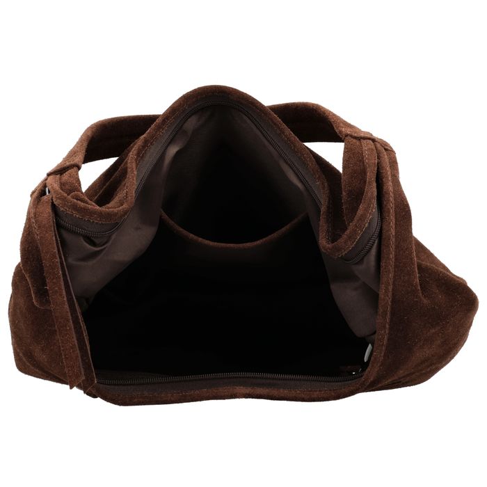 Hide & Stitches Suede Schoudertas