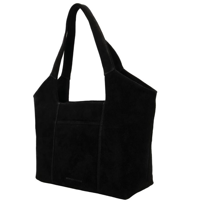 Hide & Stitches Suede Schoudertas
