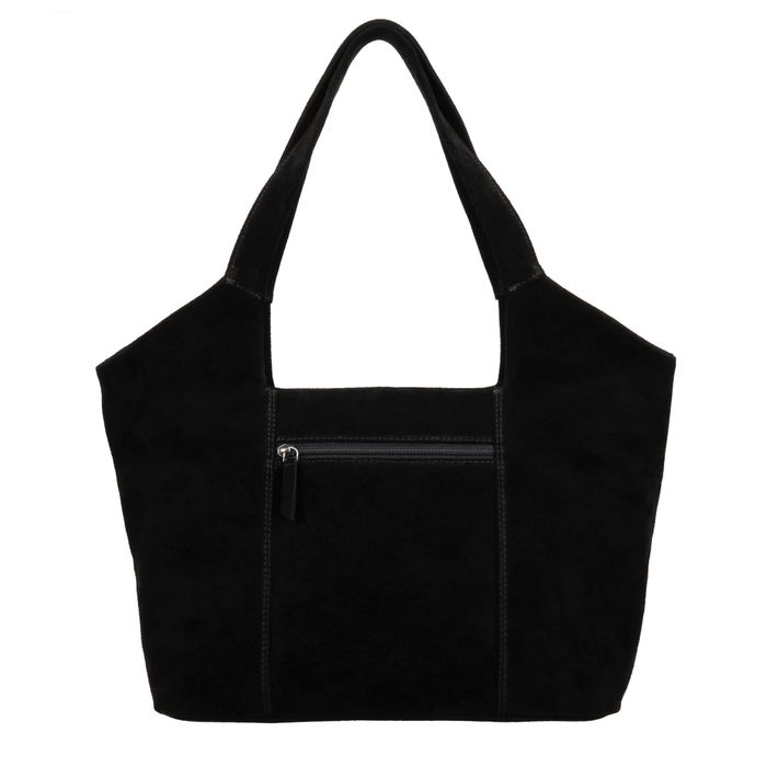 Hide & Stitches Suede Schoudertas
