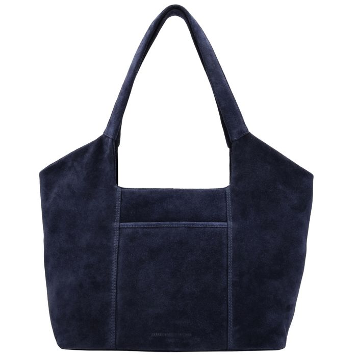 Hide & Stitches Suede Schoudertas