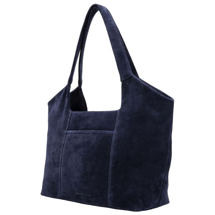 Hide & Stitches Suede Schoudertas