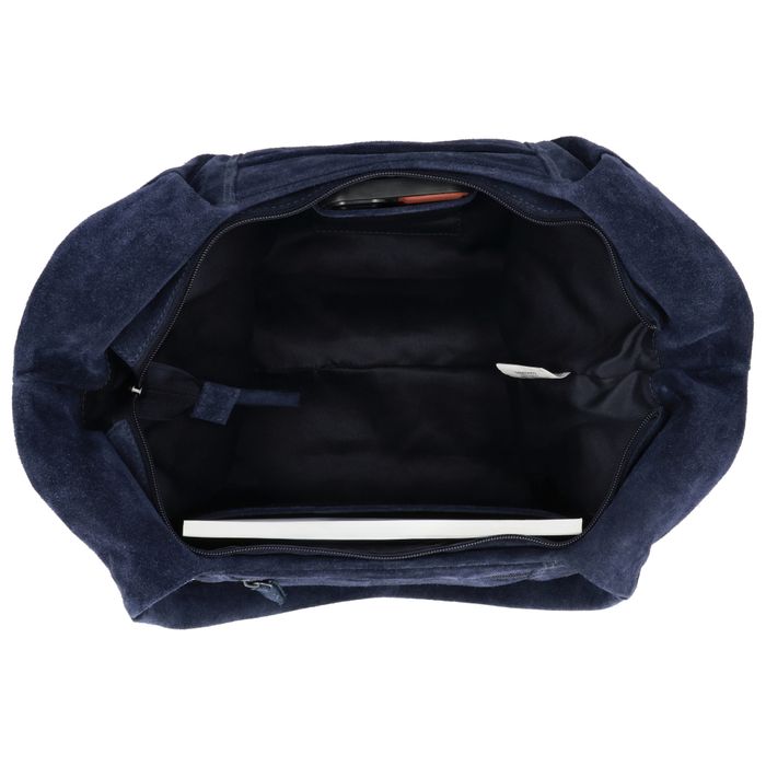 Hide & Stitches Suede Schoudertas