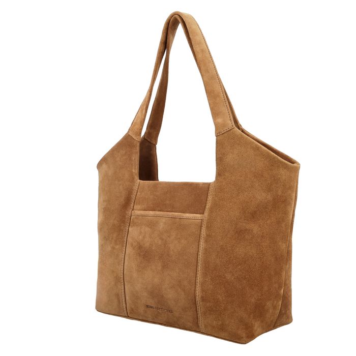 Hide & Stitches Suede Schoudertas