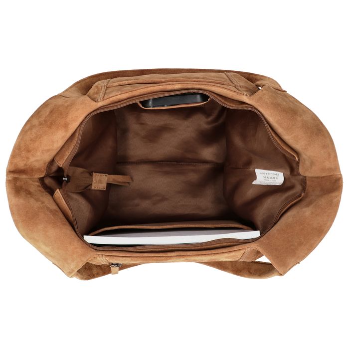 Hide & Stitches Suede Schoudertas