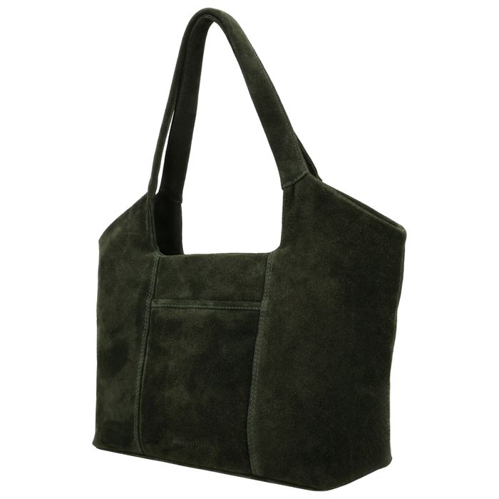 Hide & Stitches Suede Schoudertas