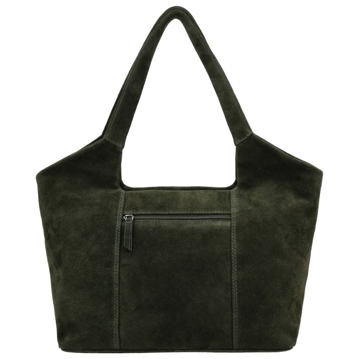 Hide & Stitches Suede Schoudertas