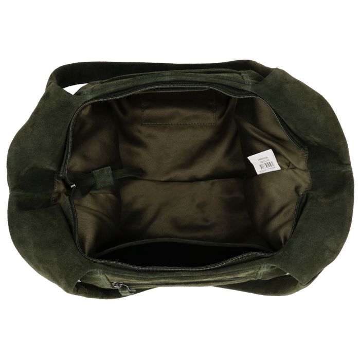 Hide & Stitches Suede Schoudertas