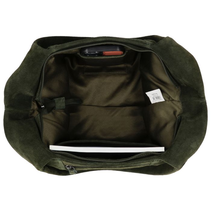 Hide & Stitches Suede Schoudertas
