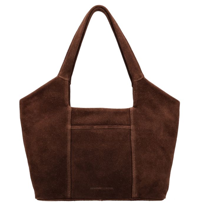 Hide & Stitches Suede Schoudertas