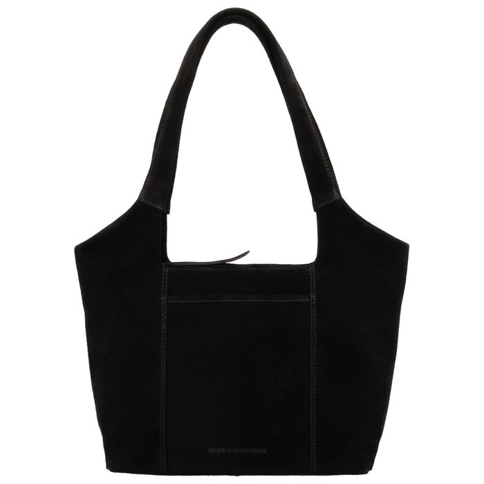 Hide & Stitches Suede Schoudertas