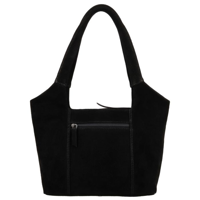 Hide & Stitches Suede Schoudertas