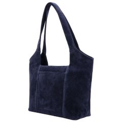Hide & Stitches Suede Schoudertas